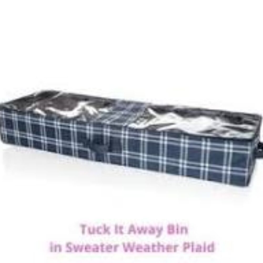 NWT Tuck It Away Bin in Sweater Weather Plain by Thirty-One